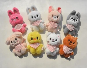 Kpop SKZOO Baby Bib Felix Chan Doll Keychain FM Concert Stray Kids Plush Pendant - Picture 1 of 22