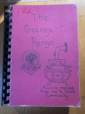 O intervalo de Grange St Johns Luterana Antigo Livro De Receitas 1975 Concord, NC
