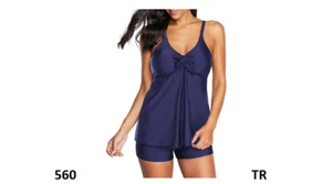 Zando Tankini Bathing Suits for Women Tummy Control Swimsuits Two Piece, 12-14 - Picture 1 of 4
