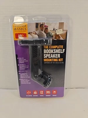 Audio Basics Home Theater Series AB2-B Bookshelf Speaker Mounting Kit Up To 8lbs - Image 1 of 4