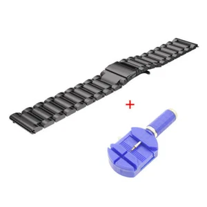 Correa de reloj de 22 mm de acero inoxidable correa de metal para Samsung Gear S3 Frontier/Clásico - Imagen 1 de 27