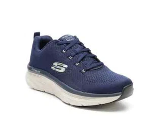 Herren Skechers Marineblau Wandern Mesh Schuhe Polster Luftgekühlt Memory Foam Sport 232364 - Bild 1 von 8