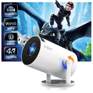 10000 Lumen LED Beamer 1080P FHD 5G WiFi Bluetooth Projector Home Theater Cinema - Picture 1 of 11