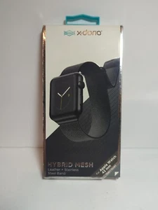 X-Doria Hybrid Mesh Band for Apple Watch 42mm - Black - Picture 1 of 3