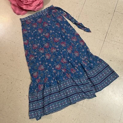 Новый с Ярлыками группы цыган женщин Sz средний цветочный оборки макси надежном юбка - Изображение 1 из 4