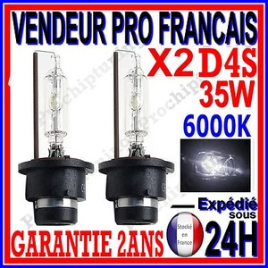 2 AMPOULES D4S AU XENON 35W KIT HID 12V LAMPE RECHANGE D ORIGINE FEU PHARE 6000K - Picture 1 of 3