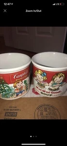 2 Tazzine da Caffè Campbells Zuppa Bambini Vintage 1993 Mm Buone! Raro vintage - Foto 1 di 3