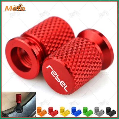 Cubierta de tapas de vástago de válvula de neumático de rueda CNC para Honda Rebel 300 Rebel500 CMX 2017-2023 Foto 1 de 2
