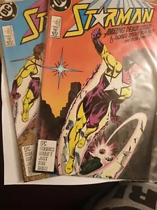 STARMAN #1 & #2 Comic , Dc Comics, Batman App ,1st App Starman Roger Stern: Nm - Imagen 1 de 11
