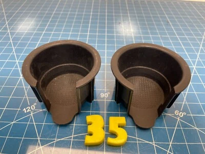 Land Rover L320 LR2 LR3 LR4 CONSOLA CENTRAL DELANTERA PORTAVASOS INSERTO 2 piezas OEM Foto 1 de 4