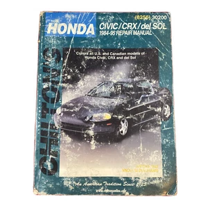Chilton Honda Civic/CRX/Del Sol 1984-95 Repair Manual 30200 - Picture 1 of 5