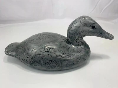 Canvasback Snakey Head Duck Decoy Limited 17/250 Signed Hunting Display Alumi - Image 1 of 4