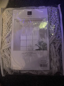 Lush Decor Boho Macrame Curtain