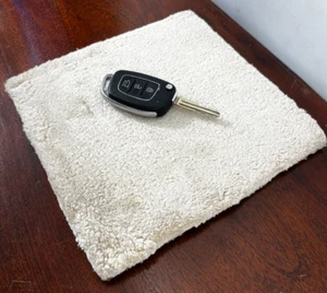 Handmade Kitchen Décor Rug Indoor White Table Mat Indien Modern Viscose Placemat - Picture 1 of 8