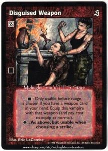 Disguised Weapon The Sabbat V:TES VTES Vampire CCG - Picture 1 of 1