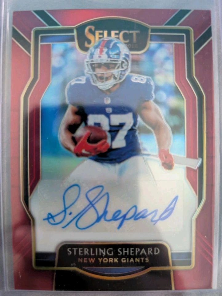 Карта STERLING SHEPARD 2019 Panini Select Auto /75 PWE - Изображение 1 из 1