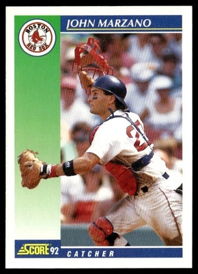 1992 Score John Marzano Boston Red Sox #539 - Image 1 of 2