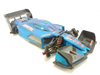 Chasis deslizante Arrma Limitless 1/8 Supercar con carrocería azul usado Foto 1 de 4