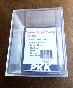PKK Ultimate Collection #250CB fasst 250 Karten stapelbare quadratische Ecken GEBRAUCHT - Bild 1 von 17