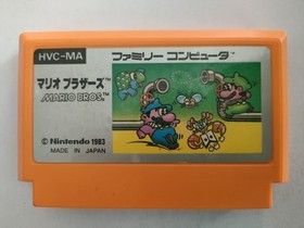 Mario Bros. 1983 Arcade Picture Label Famicom CLEANED & TESTED Works Nintendo
