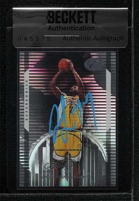 BAS 2006-07 Bowman Elevation Rashard Lewis #7 Seal of Authenticity Auto - Image 1 of 2