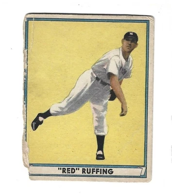 1941 Play Ball Playball Charles RED RUFFING New York Yankees No. 20 - Image 1 of 2