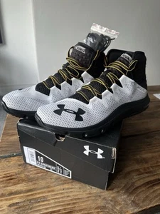 Original Under Armour Project Rock Delta’s White/Black - UK 9 Brand New - Picture 1 of 11