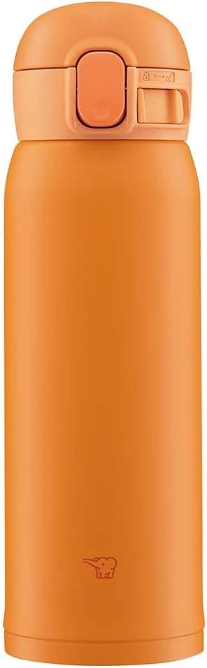 Zojirushi SM-WA48-DA Water Bottle One-Touch Stainless 16.2 Ounces Orange