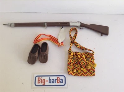 🔥LOT ACTION FIGURE 🏆ACTION MAN PALITOY INDIAN BRAVE 1977 🔥GI JOE💰 - Immagine 1 di 4