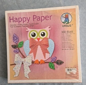 URSUS Faltblätter Mix 600 Blatt 15x15 cm –buntes Origamipapier –Folie beschädigt - Bild 1 von 3