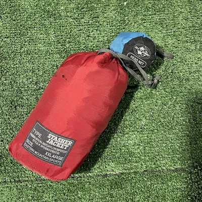 Eastern Mountain Sports EMS Stasher Jacket Mens XXL Red Rain Wind - Image 1 of 4