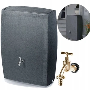 Regenwassertank 275L Noblesse Granit Schwarz Wassertank Gusshahn SET - Bild 1 von 6