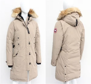 Authentic Women's CANADA GOOSE Kensington Parka Down Puffer Jacket fits M/L - Picture 1 of 18