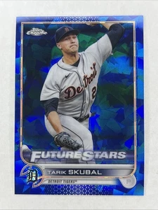 Tarik Skubal 2022 Topps Chrome Sapphire Edition Future Stars Card #423 Tigers - Picture 1 of 2
