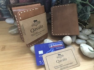 Leather Wallet Genuine Premium Veg Tan 2.2mm Thick Handmade 5yrs guarantee. UK - Picture 1 of 8