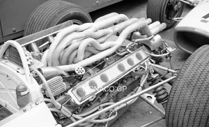 HONDA RA273 V12 ENGINE JOHN SURTEES MONACO GP 1967 PERIOD NEGATIVE 35MM REG - Picture 1 of 2