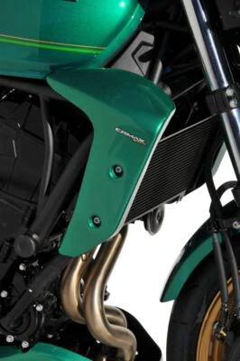 Radiador Ermax mejillas caramelo verde esmeralda GN1 Kawasaki Z650 RS 2021 - 2024 Foto 1 de 4