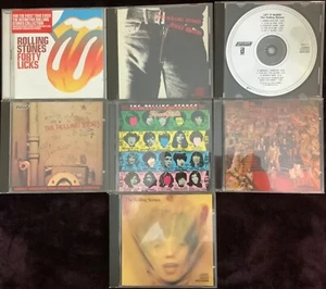 8CD LOT ROLLING STONES FORTY LICKS LET IT BLEED BEGGARS GOATS SOME GIRLS STICKY - Picture 1 of 10
