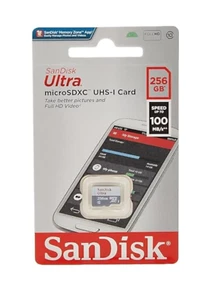 Karta microSD SanDisk 256GB Ultra Class 10 z adapterem, SDSQUNR-256G-GN3MN - Zdjęcie 1 z 4