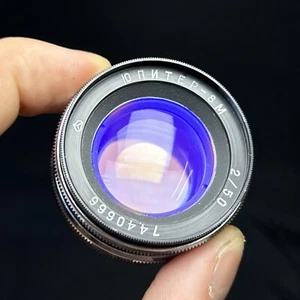 Soviet Lens (50mm f/2) JUPITER 8M Copy Sonnar Mount CONTAX RF For KIEV 2, 3, 4 - Picture 1 of 9