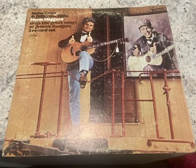 Merle Haggard: Same Train, A Different Time 2x LP Vinyl Fair Jimmie Rodgers - Image 1 of 3