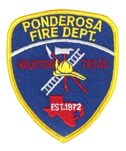 "Ponderosa Texas TX parche contra incendios EMS rescate seguridad pública HOUSTON 4""" - Imagen 1 de 1