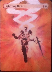 Hélice d'éclairs Textless Altérée - Altered Lightning Helix  - Magic mtg  - Picture 1 of 1