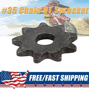#35 Chain 9T Sprocket For Electric Scooter Motors Go Kart Dirt Pit Bike ATV Quad - Picture 1 of 8