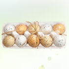  10 Pcs Easter Tree Hanging Egg Basket Filler Artifical Eggs Plastic
