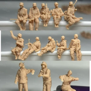 1/72 Modern Germany "Winter soldiers sitting posture" 13 man model (3D printed) - Picture 1 of 4