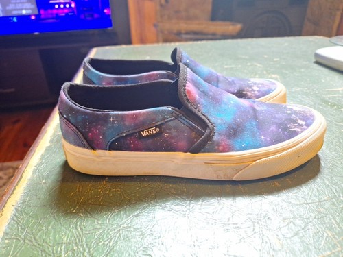 Sneaker slip on classiche Vans Asher Galaxy 508731 Space Stars taglia 7 5 da donna