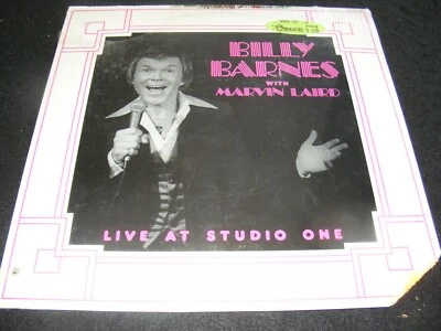 Still Sealed BILLY BARNES Cabaret Rarity LIVE AT STUDIO ONE LP w Marvin Laird  — 第 1/2 张图片