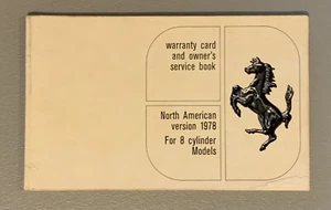 Ferrari Warranty and Service manual | (152/78) | 1978 | Factory Original, 8 cyl. - Picture 1 of 7