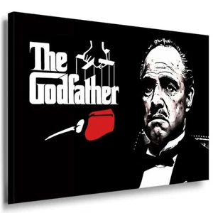 Godfather Der Pate Leinwandbild AK ART Bilder Mehrfarbig Wandbild Kunstdruck  - Bild 1 von 5